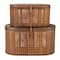 Hello Honey® Modern Decorative Oval Woven Rattan Storage Box Set